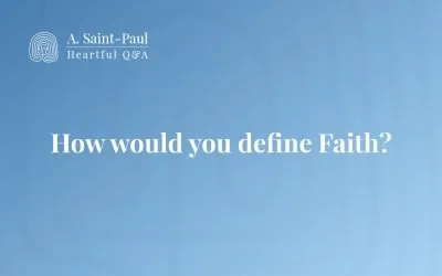 How would you define Faith? #HeartfulQA #heartful